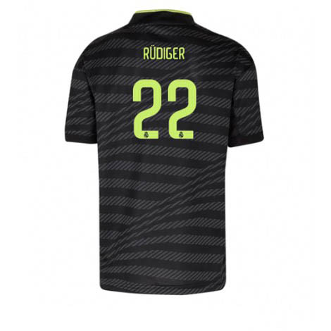 Real Madrid Antonio Rudiger #22 Derde tenue Mensen 2022-23 Korte Mouw