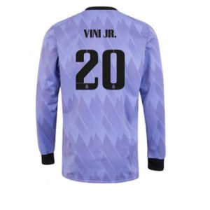 Real Madrid Vinicius Junior #20 Uit tenue Mensen 2022-23 Lange Mouw