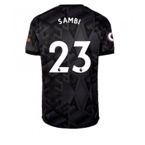 Arsenal Albert Sambi Lokonga #23 Uit tenue Mensen 2022-23 Korte Mouw