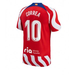 Atletico Madrid Angel Correa #10 Thuis tenue Mensen 2022-23 Korte Mouw