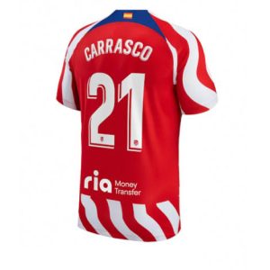 Atletico Madrid Yannick Carrasco #21 Thuis tenue Mensen 2022-23 Korte Mouw