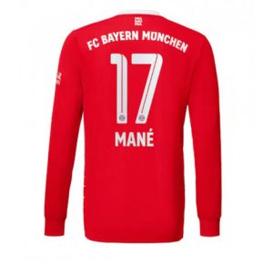 Bayern Munich Sadio Mane #17 Thuis tenue Mensen 2022-23 Lange Mouw