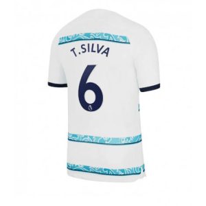 Chelsea Thiago Silva #6 Uit tenue Mensen 2022-23 Korte Mouw