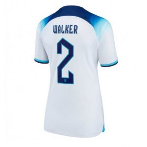 Dames Engeland Kyle Walker #2 Thuis tenue WK 2022 Korte Mouw