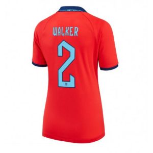 Dames Engeland Kyle Walker #2 Uit tenue WK 2022 Korte Mouw