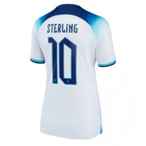 Dames Engeland Raheem Sterling #10 Thuis tenue WK 2022 Korte Mouw