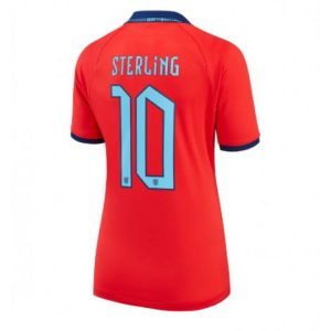 Dames Engeland Raheem Sterling #10 Uit tenue WK 2022 Korte Mouw