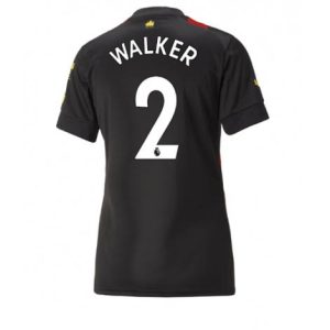 Dames Manchester City Kyle Walker #2 Uit tenue 2022-23 Korte Mouw