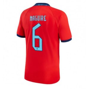 Engeland Harry Maguire #6 Uit tenue Mensen WK 2022 Korte Mouw