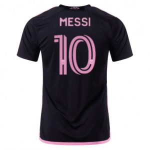 Inter Miami Lionel Messi #10 Uit tenue Mensen 2023-24 Korte Mouw