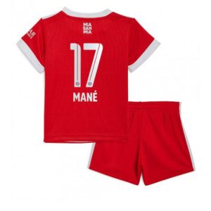 Kids Bayern Munich Sadio Mane #17 Thuis tenue 2022-23 Korte Mouw (+ Korte broeken)
