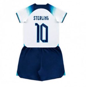 Kids Engeland Raheem Sterling #10 Thuis tenue WK 2022 Korte Mouw (+ Korte broeken)