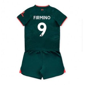 Kids Liverpool Roberto Firmino #9 Derde tenue 2022-23 Korte Mouw (+ Korte broeken)