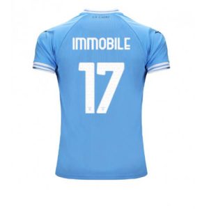 Lazio Ciro Immobile #17 Thuis tenue Mensen 2022-23 Korte Mouw