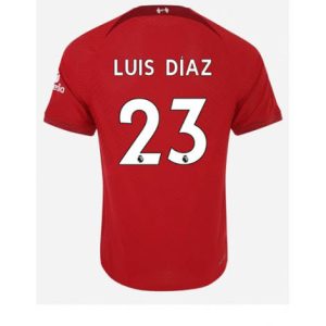 Liverpool Luis Diaz #23 Thuis tenue Mensen 2022-23 Korte Mouw