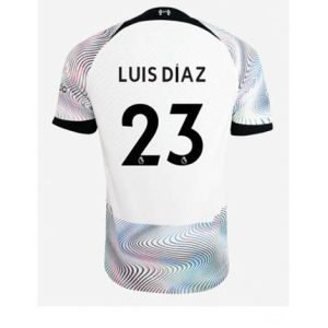 Liverpool Luis Diaz #23 Uit tenue Mensen 2022-23 Korte Mouw