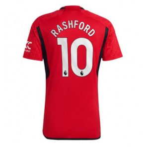 Manchester United Marcus Rashford #10 Thuis tenue Mensen 2023-24 Korte Mouw