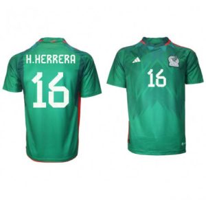 Mexico Hector Herrera #16 Thuis tenue Mensen WK 2022 Korte Mouw