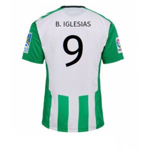 Real Betis Borja Iglesias #9 Thuis tenue Mensen 2022-23 Korte Mouw
