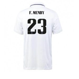Real Madrid Ferland Mendy #23 Thuis tenue Mensen 2022-23 Korte Mouw