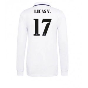 Real Madrid Lucas Vazquez #17 Thuis tenue Mensen 2022-23 Lange Mouw