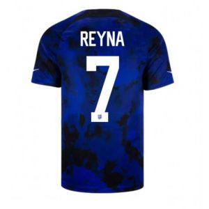 Verenigde Staten Giovanni Reyna #7 Uit tenue Mensen WK 2022 Korte Mouw
