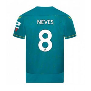 Wolves Ruben Neves #8 Uit tenue Mensen 2022-23 Korte Mouw