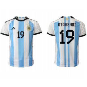 Argentinië Nicolas Otamendi #19 Thuis tenue Mensen WK 2022 Korte Mouw