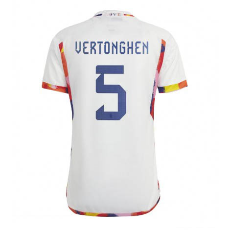 België Jan Vertonghen #5 Uit tenue Mensen WK 2022 Korte Mouw