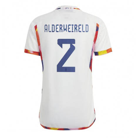 België Toby Alderweireld #2 Uit tenue Mensen WK 2022 Korte Mouw