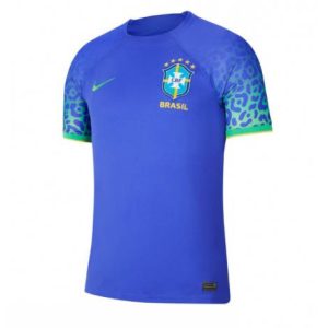 Brazilië Uit tenue Mensen WK 2022 Korte Mouw