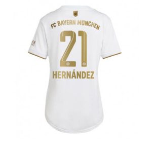Dames Bayern Munich Lucas Hernandez #21 Uit tenue 2022-23 Korte Mouw