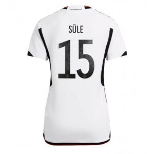 Dames Duitsland Niklas Sule #15 Thuis tenue WK 2022 Korte Mouw