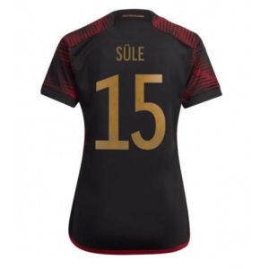 Dames Duitsland Niklas Sule #15 Uit tenue WK 2022 Korte Mouw