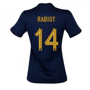 Dames Frankrijk Adrien Rabiot #14 Thuis tenue WK 2022 Korte Mouw