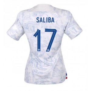 Dames Frankrijk William Saliba #17 Uit tenue WK 2022 Korte Mouw