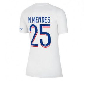 Dames Paris Saint-Germain Nuno Mendes #25 Derde tenue 2022-23 Korte Mouw