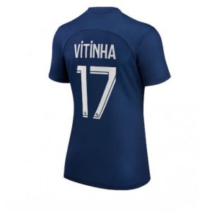 Dames Paris Saint-Germain Vitinha Ferreira #17 Thuis tenue 2022-23 Korte Mouw