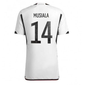 Duitsland Jamal Musiala #14 Thuis tenue Mensen WK 2022 Korte Mouw