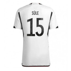 Duitsland Niklas Sule #15 Thuis tenue Mensen WK 2022 Korte Mouw