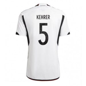 Duitsland Thilo Kehrer #5 Thuis tenue Mensen WK 2022 Korte Mouw