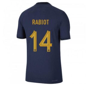 Frankrijk Adrien Rabiot #14 Thuis tenue Mensen WK 2022 Korte Mouw