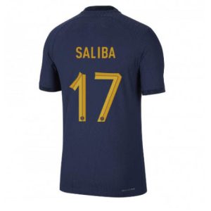 Frankrijk William Saliba #17 Thuis tenue Mensen WK 2022 Korte Mouw