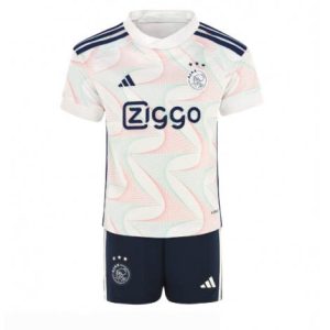 Kids Ajax Uit tenue 2023-24 Korte Mouw (+ Korte broeken)