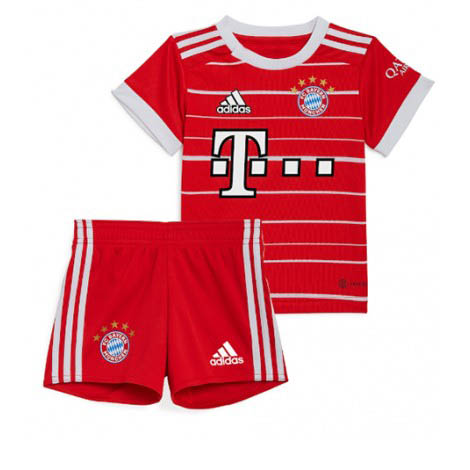 Kids Bayern Munich Lucas Hernandez #21 Thuis tenue 2022-23 Korte Mouw (+ Korte broeken)-1