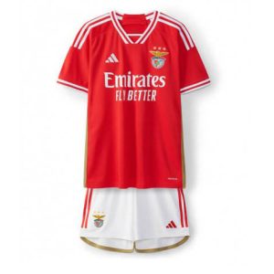 Kids Benfica Thuis tenue 2023-24 Korte Mouw (+ Korte broeken)