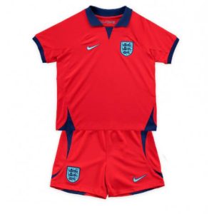 Kids Engeland Uit tenue WK 2022 Korte Mouw (+ Korte broeken)