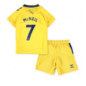 Kids Everton Dwight McNeil #7 Derde tenue 2022-23 Korte Mouw (+ Korte broeken)