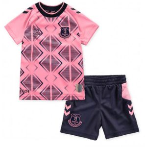 Kids Everton Uit tenue 2022-23 Korte Mouw (+ Korte broeken)