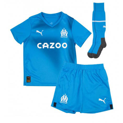 Kids Olympique de Marseille Dimitri Payet #10 Derde tenue 2022-23 Korte Mouw (+ Korte broeken)-1